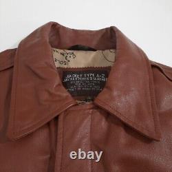 Jacket Type A-2 Jacket Flyers Leather U. S. Army Air Force Size L