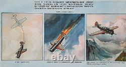 Jet Fighters Emergency Leaving Soviet Army Military Aircraft Air Forces Poster