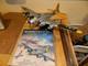 Large, U. S. Army Air Force, Wwii B-17g Flying Fortress Bomber, Wood, Bit0'lace +book