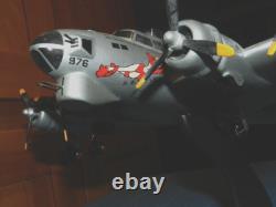 LARGE, U. S. ARMY AIR FORCE, WWII B-17G Flying Fortress Bomber, WOOD, BIT0'LACE +BOOK
