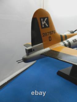 LARGE, U. S. ARMY AIR FORCE, WWII B-17G Flying Fortress Bomber, WOOD, BIT0'LACE +BOOK