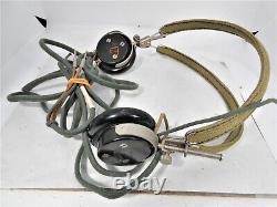Late WW2 US Army Air Force Tropicalized Headset HS-16-A Consolidated Radio