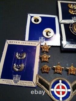 Lot 24 Dominican Republic Trujillo Patch Air Force Army Navy N. S. Meyer Insignia