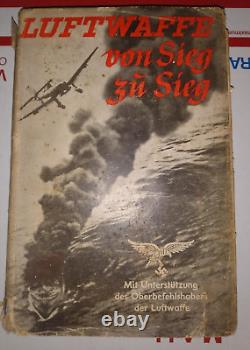 Luftwaffe German Ww2 Air Force Air Warfare Air Siege Tactics Ww2 Antique Book