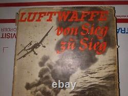 Luftwaffe German Ww2 Air Force Air Warfare Air Siege Tactics Ww2 Antique Book