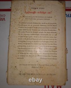 Luftwaffe German Ww2 Air Force Air Warfare Air Siege Tactics Ww2 Antique Book