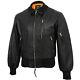 Luftwaffe Repro Air Force Flight Coat New German Black Pilot Leather Jacket