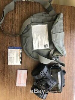 M50 Genuine Military Issue Gas Mask Army Air Force. Size Small. Used