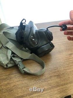 M50 Genuine Military Issue Gas Mask Army Air Force. Size Small. Used