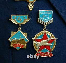 M69 Sz 50-3 Soviet OFFICERS parade uniform veteran pilot Air Force Soviet Army