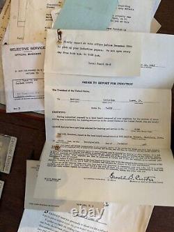 MASSIVE Lot of WW2 US Army Air Forces Dairies, Docs, Photos, Insignia, Ephemera