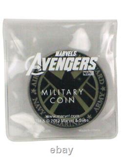Marvels Avengers 2012 Military Coin Army Navy Air Force Coast Guard Marines Rare