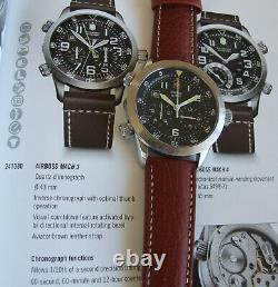 MeN SWISS ARMY AIRBOSS 1stGEN AIR FORCE MACH 3 CHRONOGRAPHSapphireNEW BandVGC