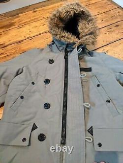 Men's ALPHA INDUSTRIES Parka Extreme Cold Weather Alaska Size S Small Immaculate