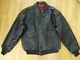 Men's Avirex Type A-2 A2 Brown Leather Us Army Air Forces Flight Jacket Coat Xl