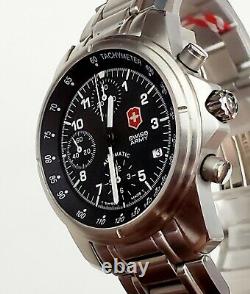 Men's SWISS CHRONOGRAPH AUTOMATIC Watch VICTORINOX SWISS ARMY Air Force in BOX