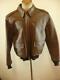 Mens M 40 Ww2 Type A-2 Flight Jacket Brown Leather Air Force Us Army Authentic