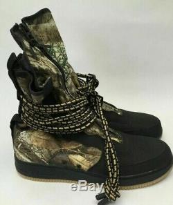 Mens Nike Air Force 1 Sf Af1 Hi Black Camo Boots Army Reflective Aa1128-004 12