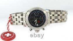 Mens Swiss Army Air Force F/a-18 Automatic Chronograph Watch 40mm MID Sapphire