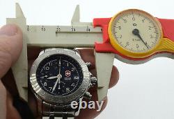 Mens Swiss Army Air Force F/a-18 Automatic Chronograph Watch 40mm MID Sapphire