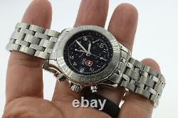 Mens Swiss Army Air Force F/a-18 Automatic Chronograph Watch 40mm MID Sapphire