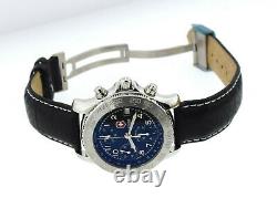 Mens Swiss Army Air Force F/a-18 Automatic Chronograph Watch Strap 40m Sapphire