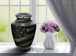 Military Army Navy Air Force Marine Veteran Camouflage Flag Cremation Urns fo