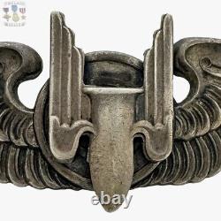 Moody Bros Sterling Wwii Army Air Forces Aerial Gunner Wings Badge 3 Size #101