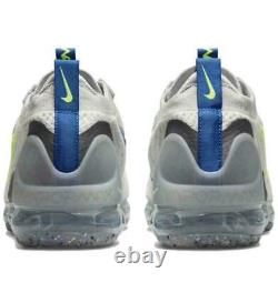 NEW Nike Air Vapormax 2021 FK Flyknit Mens White Royal Blue Volt DC9394 100 $200