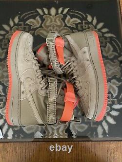 NEW Nike Special Field Air Force 1 One SF High Shoes Khaki 864024-205 Mens 10