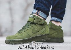NIKE AIR FORCE 1 MID 07 LEGION GREEN OLIVE ARMY 315123-302 Men's Rare Edition