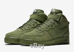 NIKE AIR FORCE 1 MID 07 LEGION GREEN OLIVE ARMY 315123-302 Men's Rare Edition