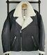 Nwt $2200 Coach Size 52 Xl Mens 100% Lamb Leather Shearling Moto Jacket Coat