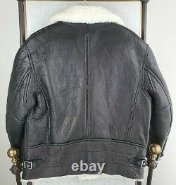 NWT $2200 COACH Size 52 XL Mens 100% Lamb Leather Shearling Moto Jacket Coat