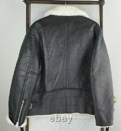 NWT $2200 COACH Size 52 XL Mens 100% Lamb Leather Shearling Moto Jacket Coat