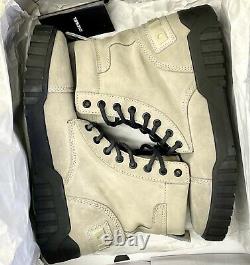 NWT Diesel LE H-RUA AM Mens Mid Sneaker Boots Size 9 Suede -Feather Gray