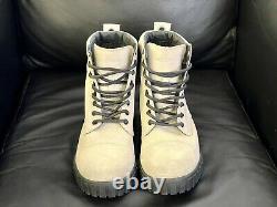 NWT Diesel LE H-RUA AM Mens Mid Sneaker Boots Size 9 Suede -Feather Gray