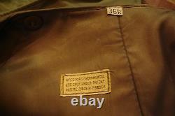 Named Capt Cassin Ww2 Army Air Force Officer'44 Trench Coat W Liner Belt 36r