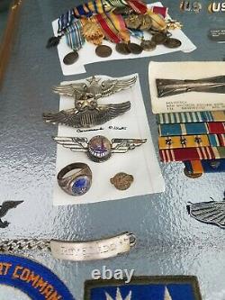 Named Colonel Transport Command US WWII Army Air Force Sterling Pilot Wing Lot