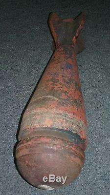 Navy 1944 WWII U. S. Military Airforce Iron Training Practice Bomb! Army