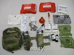 New Army Air Force Ocp Ifak First Aid Kit Jfak Cat Tourniquet Quikclot Exp. 2025