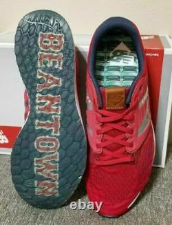 New Balance Fresh Foam Zante V3 Boston Marathon Red Sox Shoes Blue Men 10 12.5