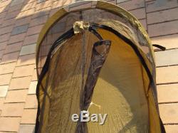 New Catoma Shelters Pop-Up Bed Net System tan coyote -us Army Surplus