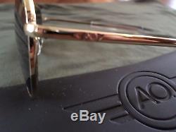 New Genuine U. S Military Ao Pilots Gold Frame Sunglasses Army Air Force USA Made