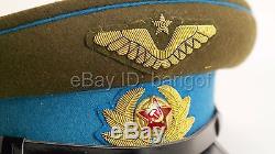 New Soviet Union Russian Army RKKA PILOT Air Force Hat Cap WW2 High quality