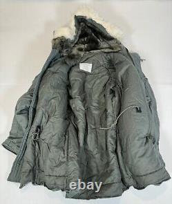 New USAF Military Extreme Cold Weather N-3B Snorkel Parka Jacket Coat Size Small