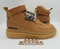 Nike Af1 Air Force 1 Goretex Boot Wheat Ct2815 200 Mens Size 9 Us
