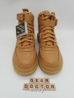 Nike Af1 Air Force 1 Goretex Boot Wheat Ct2815 200 Mens Size 9 Us