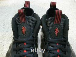 Nike Air Foamposite One 1 Shoes 2010 Cough Drop Black Red Bottom Pro Men 10 10.5