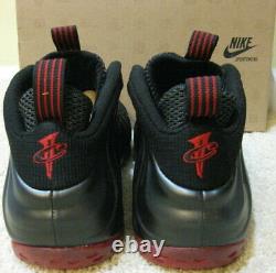 Nike Air Foamposite One 1 Shoes 2010 Cough Drop Black Red Bottom Pro Men 10 10.5